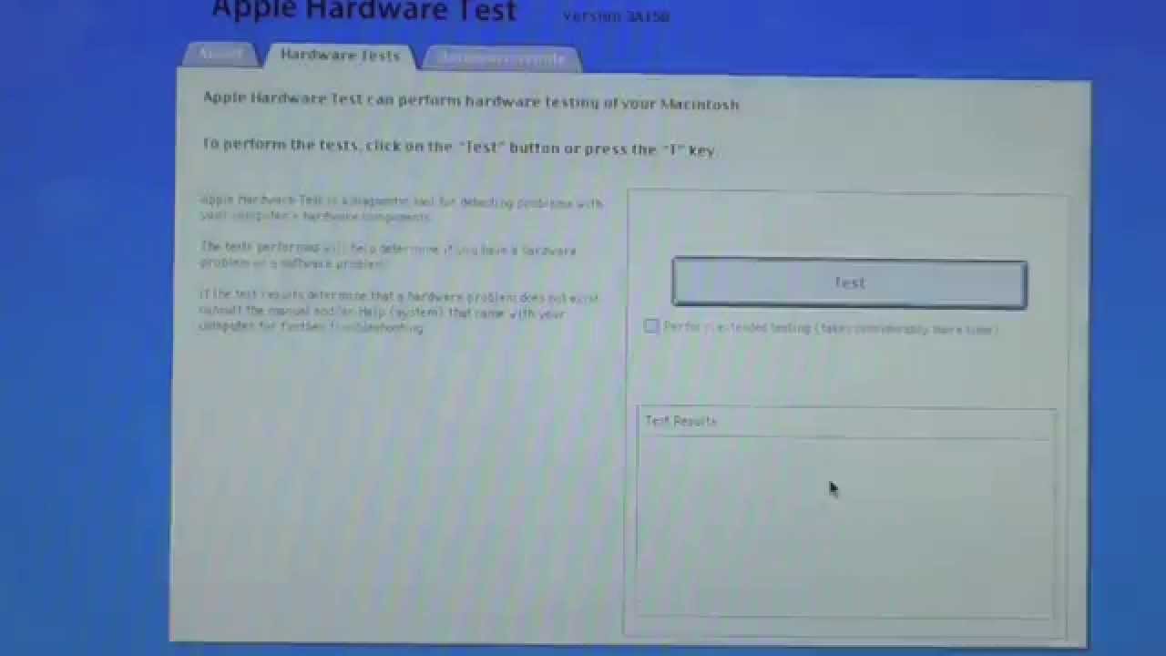 Mac Hardware Test Download